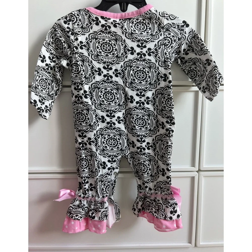 Cow Ruffle Romper - Picture 6 of 7